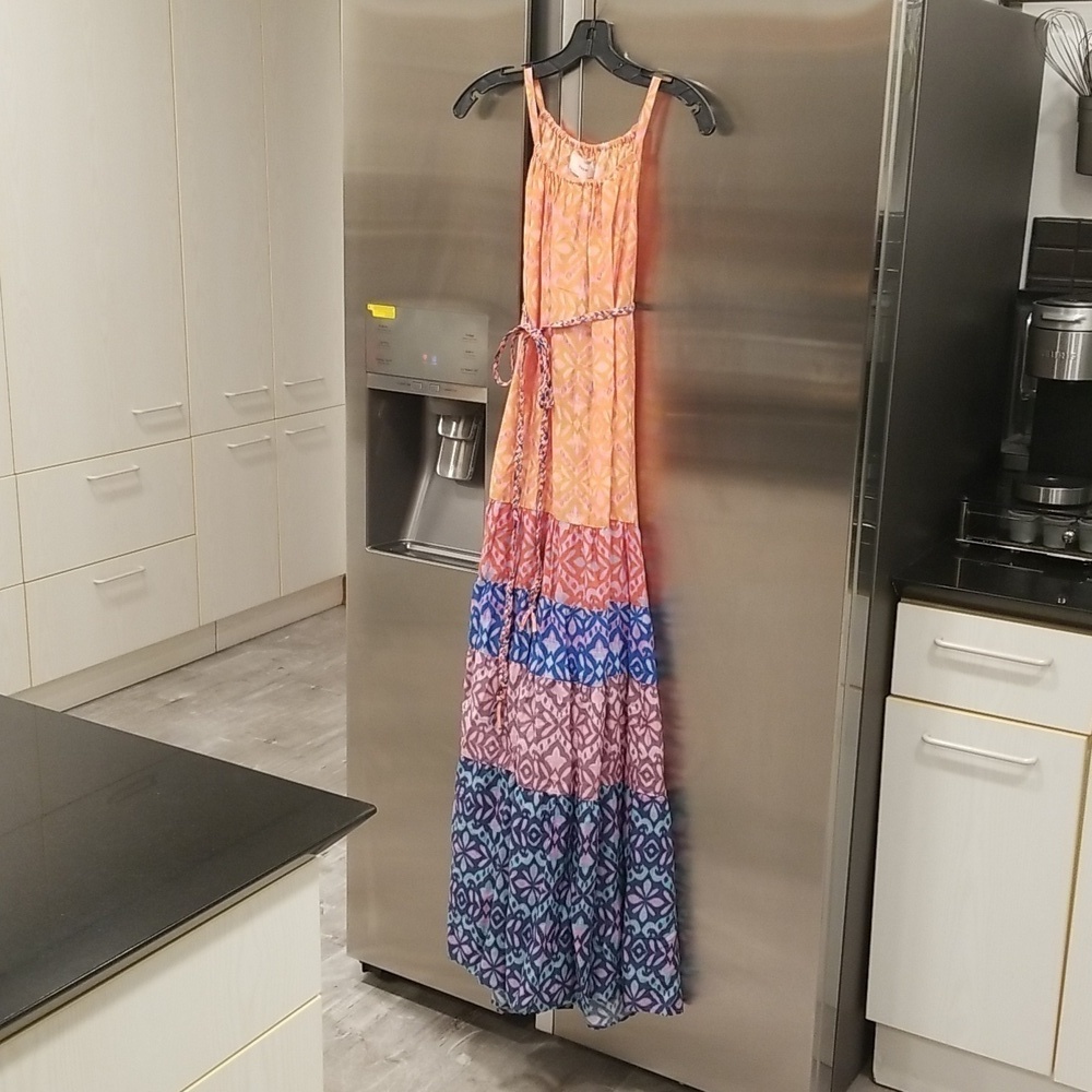 💕XIRENA💕 Viv Dress ~ Fiesta Multi-Color-Block Print XL NWT - Picture 13 of 16